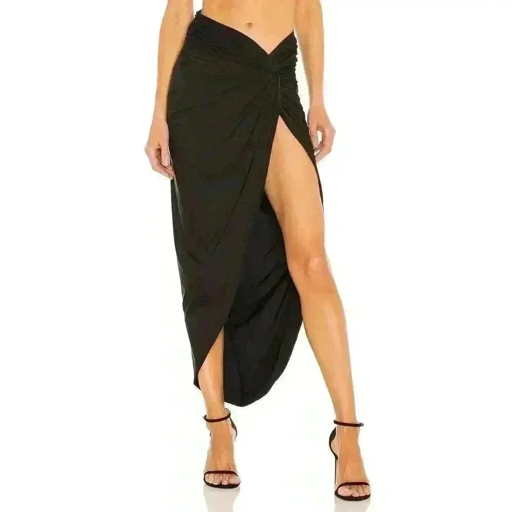 New X REVOLVE Cleo Skirt Bronx and Banco Black Sz XS